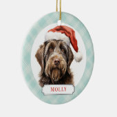 85Wirehaired Pointing Griffon Keramisch Ornament (Rechts)