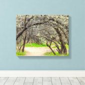 8602-Craggy bomen met wandelpad Canvas Afdruk (Insitu (Houten vloer))