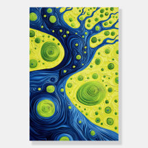 861 Abstract, levendig ontmoet subtiel