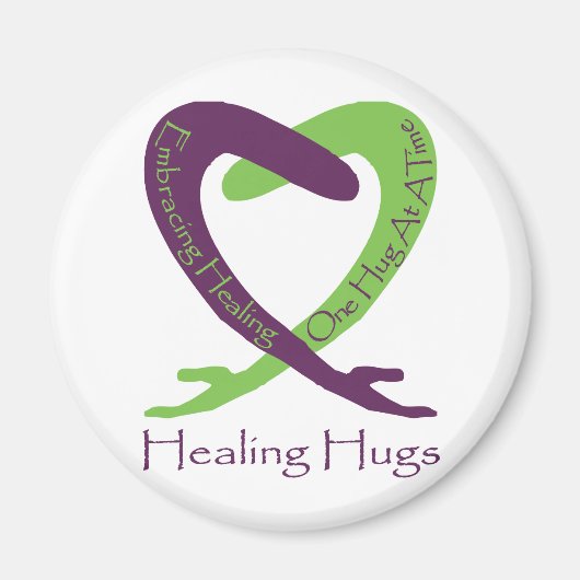 8621_Healing_Hugs_logo_8.31.11_test-2 Magneet (Voorkant)