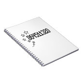 864532110 shirt notitieboek (Rechterzijde)