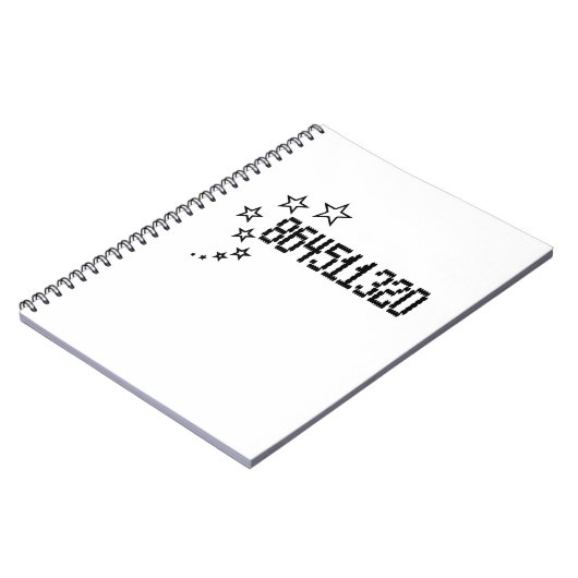 864532110 shirt notitieboek (Linkerzijde)