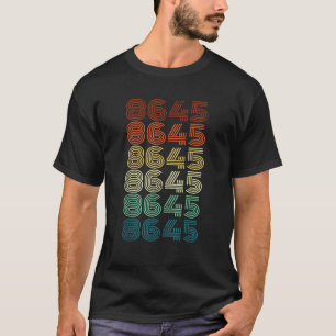 8645 Anti-Trump 86 45 Retro 80s stijl T sh T-shirt