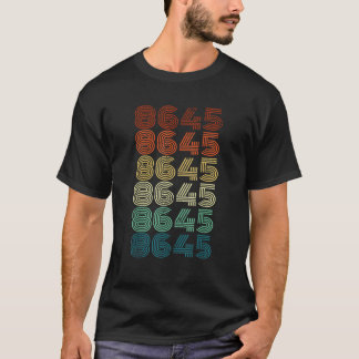 8645 Anti-Trump 86 45 Retro  80s stijl T sh T-shirt