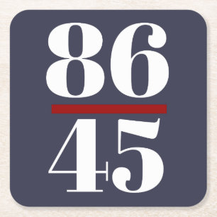 8645 Anti-trump Kartonnen Onderzetters