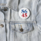 8645 Anti-trump Ronde Button 5,7 Cm (In situ)