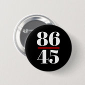 8645 Anti-trump Ronde Button 5,7 Cm (Voorkant /achterkant)