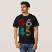 8645 ANTI TRUMP VINTAGE T-SHIRT (Voorkant volledig)
