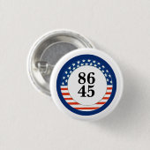 8645: Dump Trump Ronde Button 3,2 Cm (Voorkant /achterkant)