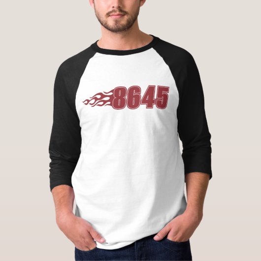8645 Raglan T-shirt (Voorkant)