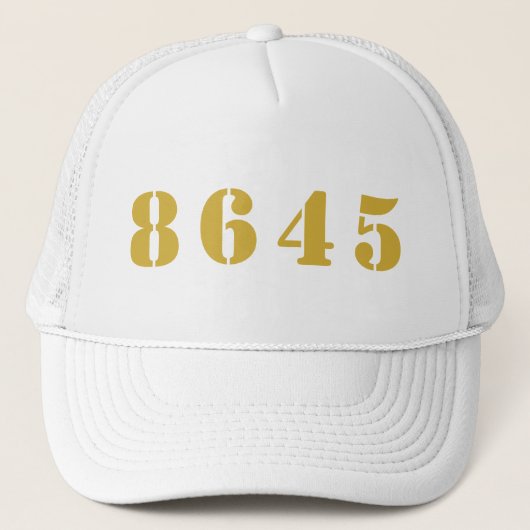8645 Trucker Hat #Biden #2020election. Pet (Voorkant)