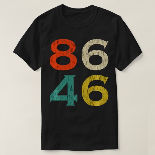 8646 86 46 Impeach 46 Mannen Vrouwen T-shirt (Design voorkant)