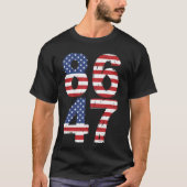 8647 86 47 Vlag Mannen Vrouwen T-shirt (Voorkant)