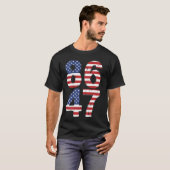 8647 86 47 Vlag Mannen Vrouwen T-shirt (Voorkant volledig)