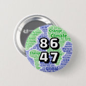 8647 (Aarde) Ronde Button 5,7 Cm (Voorkant /achterkant)
