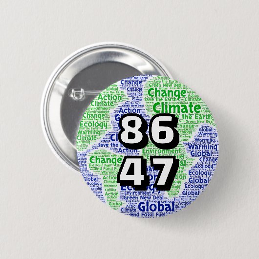 8647 (Aarde) Ronde Button 5,7 Cm (Voorkant /achterkant)