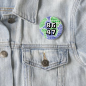 8647 (Aarde) Ronde Button 5,7 Cm (In situ)