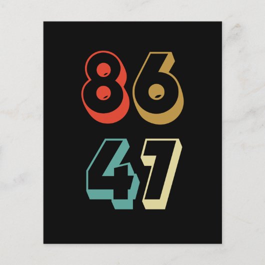 8647 Ant-Trump Flyer (Voorkant)