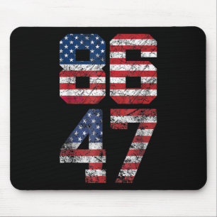 8647 Anti Trump 86 47 Retro Anti-Trump Amerikaanse Muismat