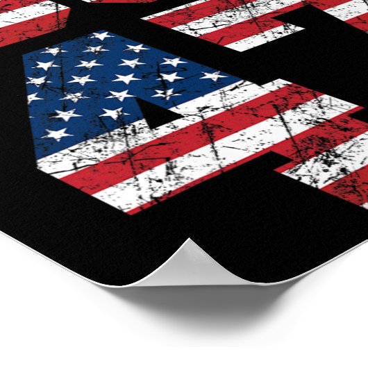 8647 Anti Trump 86 47 Retro Anti-Trump Amerikaanse Poster (Hoek)