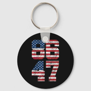 8647 Anti Trump 86 47 Retro Anti-Trump Amerikaanse Sleutelhanger