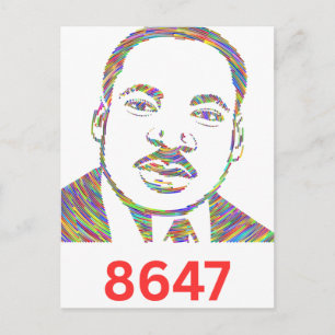 8647 Anti Trump 86 47 Retro Impeach 47 Anti-trump Briefkaart