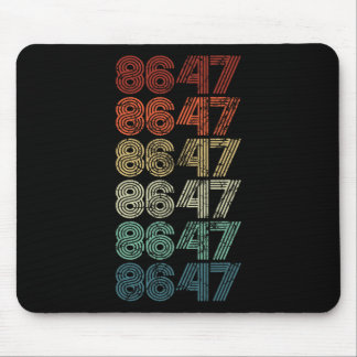 8647 Anti Trump 86 47 Retro Impeach 47 Anti-Trump Muismat