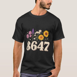 8647, Anti Trump, Bloemenfeminist, Subtiel, Human T-shirt