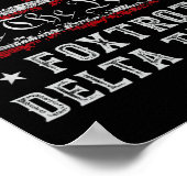 8647 Anti Trump Foxdraaft Deltas Tangos Impeach 47 Poster (Hoek)