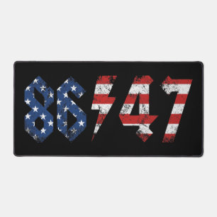 8647 Anti Trump Retro jaren 80 Rock Style Bureaumat