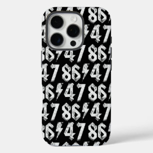 8647 Anti Trump Retro jaren 80 Rock Style iPhone 16 Pro Hoesje