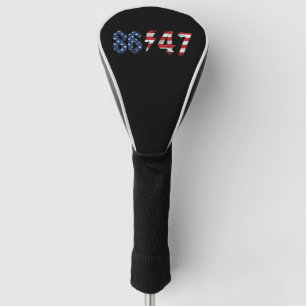 8647 Anti Trump Retro jaren 80 Rock Style Golfheadcover