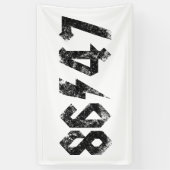 8647 Anti Trump Retro  jaren 80 Rock Style Spandoek (Verticaal)