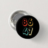 8647 Anti-Trump Ronde Button 3,2 Cm (Voorkant /achterkant)