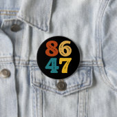 8647 Anti Trump Ronde Button 7,6 Cm (In situ)