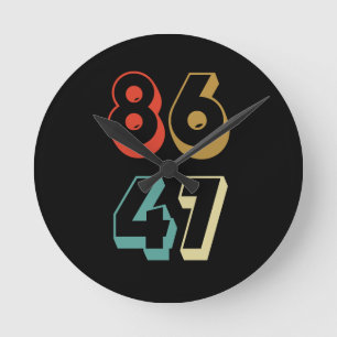 8647 Anti-Trump Ronde Klok
