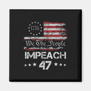 8647 Anti Trump Verwijder Trump Verwijder 47 Weers Magneet