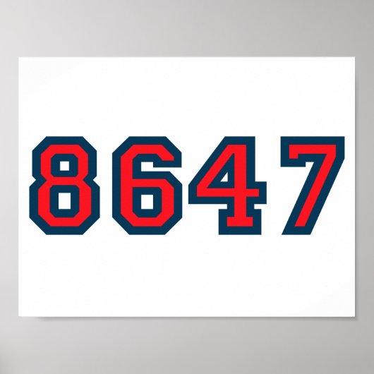 8647 Anti Trump Verzet Poster (Voorkant)