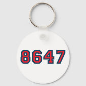 8647 Anti Trump Verzet Sleutelhanger (Voorkant)