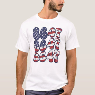 8647 Anti Trump Verzet T-shirt