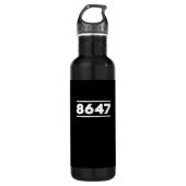 8647 - Antifascism Design Classic Design Waterfles (Voorkant)
