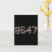 8647 Distressed Flag Style Kaart (Gele Bloem)