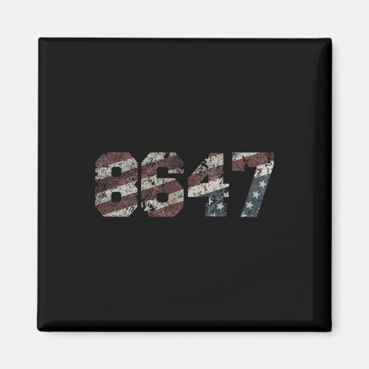 8647 Distressed Flag Style Magneet (Voorkant)