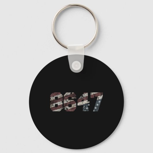 8647 Distressed Flag Style Sleutelhanger (Voorkant)