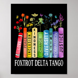 8647 Foxdraaft Tangos Deltas Book Flower Resist Bo Poster