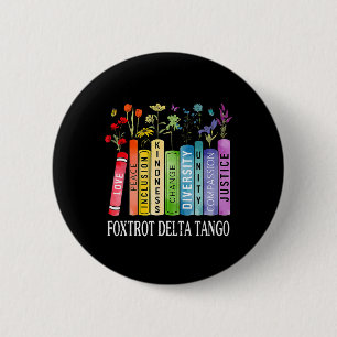 8647 Foxdraaft Tangos Deltas Book Flower Resist Bo Ronde Button 5,7 Cm