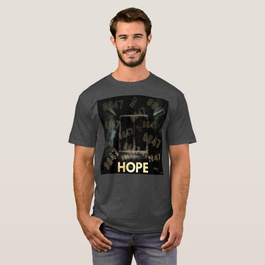 8647 HOPE beroemd gemaakt door focusln T-shirt (Voorkant volledig)
