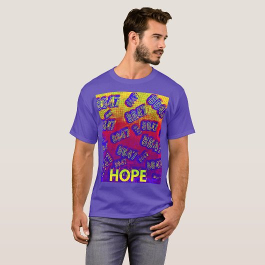 8647 HOPE beroemd gemaakt door focusln T-shirt (Voorkant volledig)