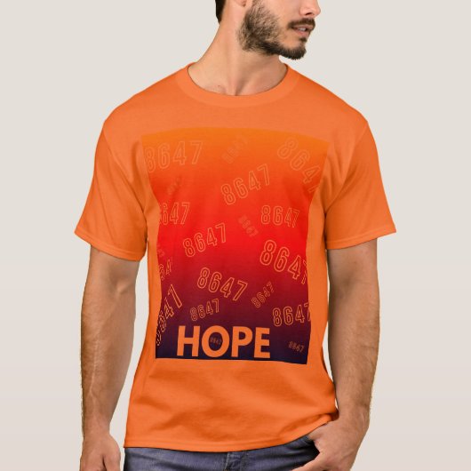 8647 HOPE beroemd gemaakt door focusln T-shirt (Voorkant)