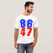 8647 Impeach Trump 47 T-shirt (Voorkant volledig)